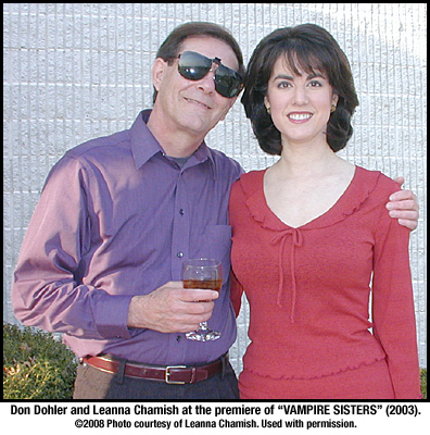 Don Dohler and Leanna Chamish at the world premiere of VAMPIRE SISTERS
