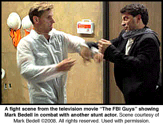 Fight sequence with Mark Bedell on “The FBI Guys.”
