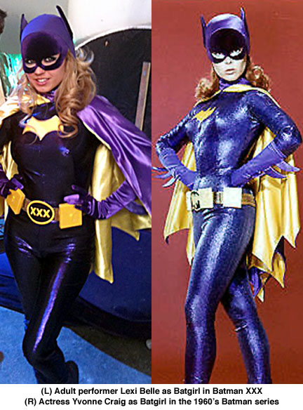 Lexi Belle, Yvonne Craig, 1966 Batman, Batman XXX