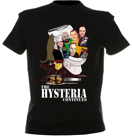 Hysteria Continues t-shirt
